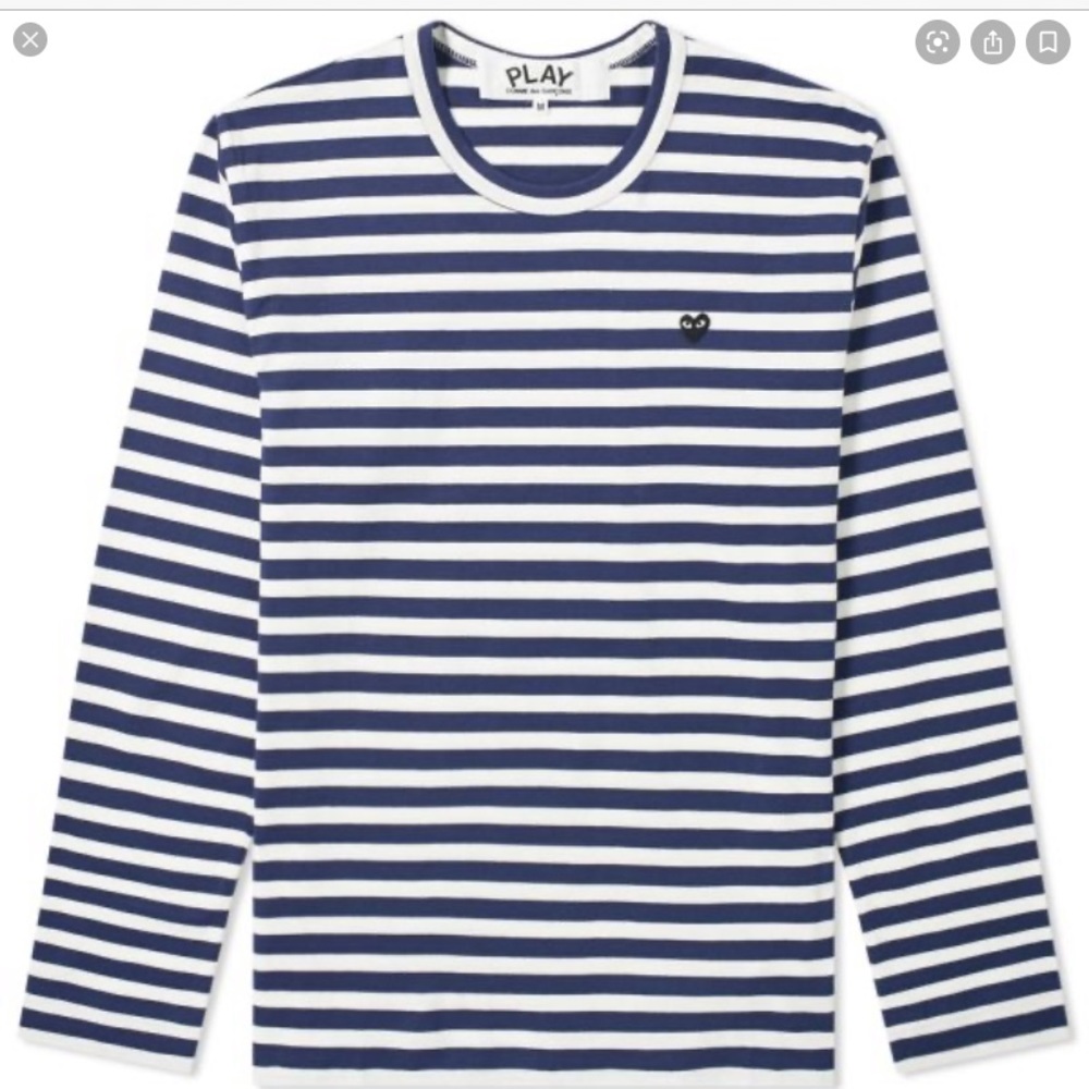 Comme des Garcons stripe shirt size Large